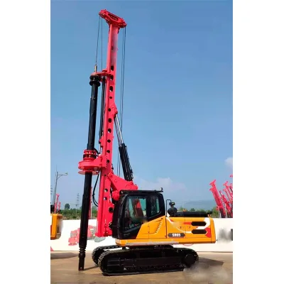 SR65-C10 Compact Crawler Rotary Drilling Rig 23Ton 27m Drilling Depth for Municipal