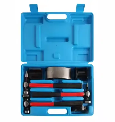 7PCS Automotive Car Dent Remobal Repair Kit, Heavy Duty Autobody Hammer and Dolly Set