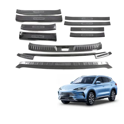 Door Sill Scuff Plate Trunk Sill Protector for BYD Song Plus EV DMi Sealion 6 Seal U Exterior Accessories Tailgate Protector