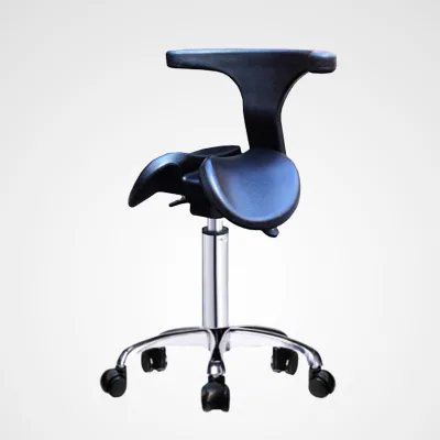 (Shipping Door to Door) Teeth Whitening Accessories Adjustable Clinic Furniture PU Dental Medical Spa Saddle Rolling Chair