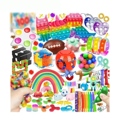 Kids Party Favors Supplies Pinata Fidget Toys Bulk Treasure Box Toys for Classroom Stocking Stuffers Classroom Prizes