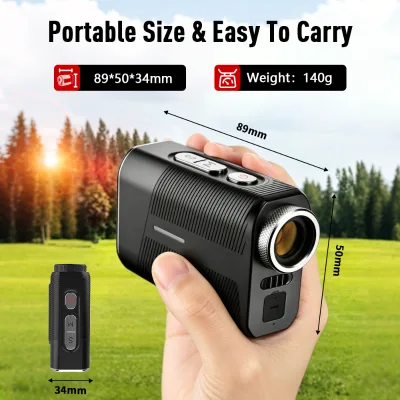 Handheld Laser Rangefinder 1200M Forestry Measuring Instrument Binocular Golf Distance Two Point Measurement Rechargeable