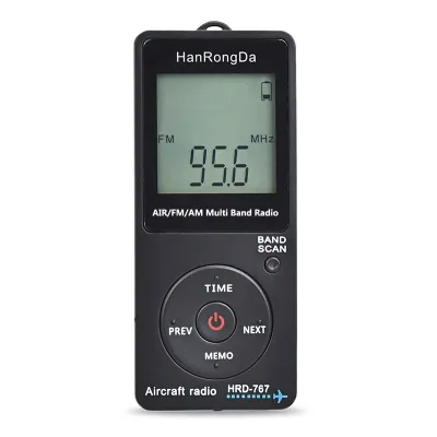 Easy-to-Carry Portable FM Radio with Built-In Lithium Battery Receives Air FM AM Bands High Signal Stability