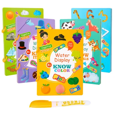 Children's Magic Water Painting Picture Book Graffiti Repeated Drawing Quiet Book Children's Coloring Early Education