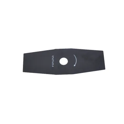 255mm 1.6mm 2T Brush Cutter Blade 65Mn Black Grass Cutter Blade
