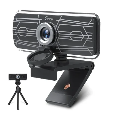 Stand web cam with microphone 1080P Web Camera Plug and Play Auto Focus Web Cam for YouTube