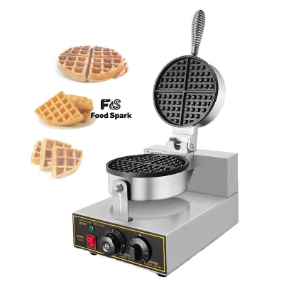 Stainless Steel Mini Electric Waffle Maker Non-Stick Waffle Stick Machine for Household Breakfast & Snacks