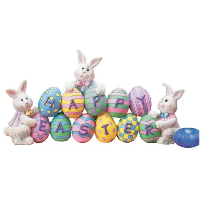 Resin Easter Egg Tabletop for Easter - Home Decor - Figurines - Molded - Easter