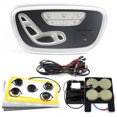 Air Pressure Massager Power Seat Recliner Control with Massage Adjustment Hand Control Seat for Car Sofa Massage Car Seat
