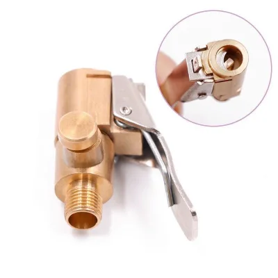 8mm Brass Auto Quick Release Quick Fixed Car Tire Inflator Adapter Nozzle