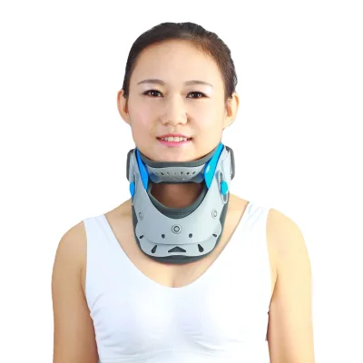 Medical Adjustable Cervical Immobilization Collar Orthopedic Neck Support Brace One Size Adult Cervical Fixation Device Height
