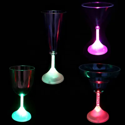 Party Decorative Flash Multi 7 Colors LED Cup Led Shot Fun Birthday Light up Led Drinking Glasses