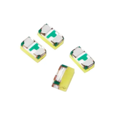 HQG 0805 SMD LEDs Super Bright Ultra Bright White Lamps 1.0*0.5*0.4mm Inner Pin Yellow Diffuse Lens 3-Year Warranty for Color