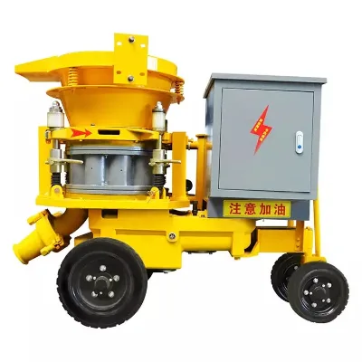 Lich Damp Shotcreting Machine-Portable Electric Wet Mix Shotcrete Pump with High Efficiency 220V 2-Year Warranty