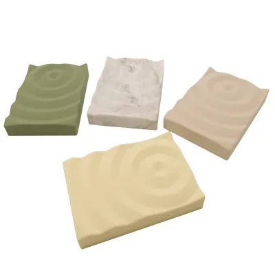Silicone Drain Soap Dish Holder Fast Draining Soap Tray Easy Cleaning Home Hold Artifact Silicone Container Soap Dish Holder