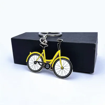 Chinese Factory Wholesale Cheap Promotional Gifts Pendants Metal Bike Keychain