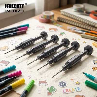 For JM-8179 Precision S2 Magnetic 3D Cell Phone Repair Screwdriver with Aluminum Alloy Handle CE Certified OEM DIY Torx
