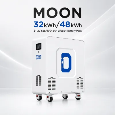 Newest Moon Model 32kWh 48kWh 50kWh 48V Lifepo4 Battery Pack 51.2V 628Ah 942Ah 1000Ah PANDA Lithium Solar Storage Battery