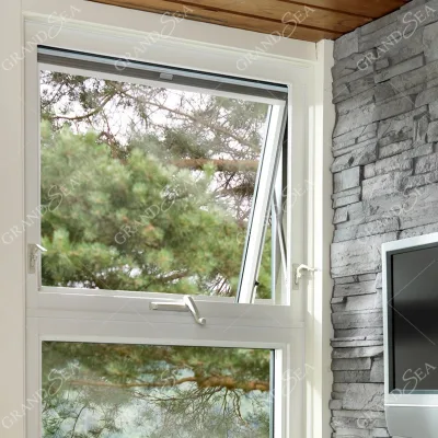 Hot Sale Residential Indoor Awing Awning Window Soundproof Crank Insulation Awning Crank Window Aluminium Window