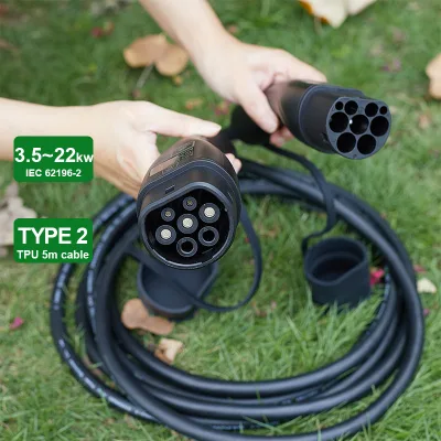 Hot Selling Best Quality New Condition EV Charging Cable Type 2 to Type 2 IP 55 16A 32A 3.5KW 11KW