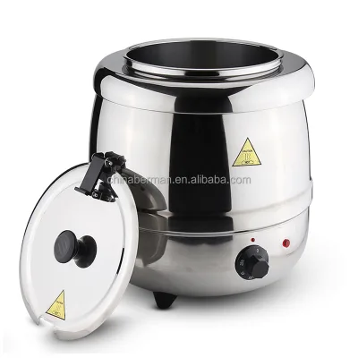 Restaurant Kitchen Equipment Guangdong Factory Professional 10 Liters stainless steel commercial soup warmer