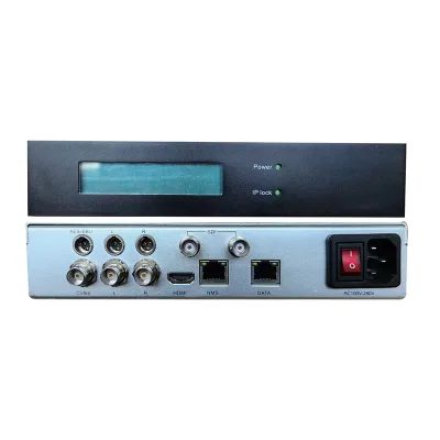 H.265 IP to AES EBU BISS IRD Decoder Internet Network IP Protocol SRT IP to HD MI SDI Decoder
