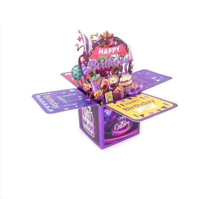 2024 Happy Birthday 3d Greeting Cards Birthday Cards Creative Handmade Cards