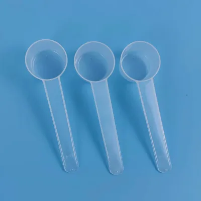 China Made Eco Friendly Custom Logo   Plastic  Infant Formula  Measuring Scoops  with Individually Wrapped for Baby