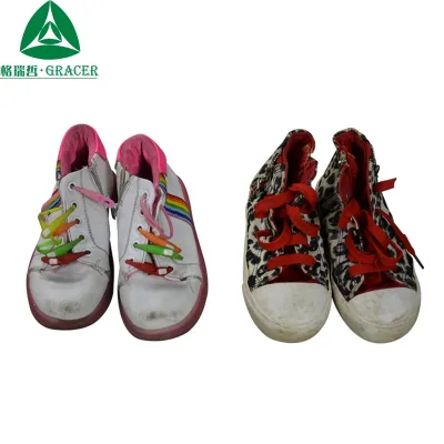 Grace Children's Used Canvas Board Shoes High Class First Grade for All Seasons-Spring Summer Autumn Winter in China