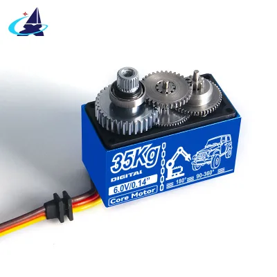 35KG High Torque Digital Servo Motor 4.8-7.4V 0.14s 180° Metal Gear Dual Bearing for Automation Robot Equipment