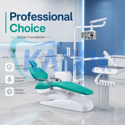 Heavy-Duty Solid Steel Chair Oral Dental Doctor ChairDental Unit Dental Treatment Unit for Dental Hospital