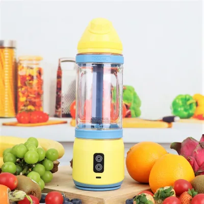 Powerful Motor Outdoor Sports Juicer USB Rechargeable Fruit Vegetable Portable Blender Blend Various Ingredients Smoothly Juicer