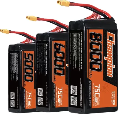 Lithium Battery for FPV Competition Drone, 5000 MAh 8000 MAh and 20000 MAh Sustainable Lithium Battery