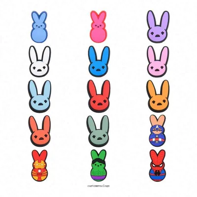 Easter Straw Topper for stanley Cup 2024 Cheap Price Clog Charms Soft Rubber Women