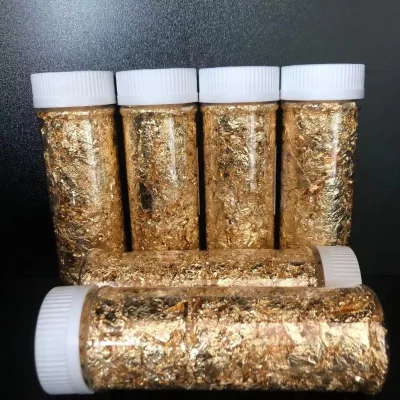 Nail Art Accessories Nail Charms Supplies DIY Decoration Rose Gold Silver Foil Nail Art Aluminum Foil for Gilding Manicure