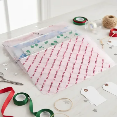 Customizable Eco-Friendly Greaseproof Oil-Absorbing Recyclable Sandwich Wrapping Paper Hamburger Fried Chicken Tray Food