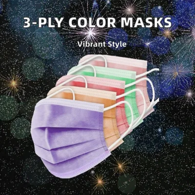 Mask Disposable Face Mask Cover Pink Color Design Dust Proof Waterproof for Workshop Factory Non Dust