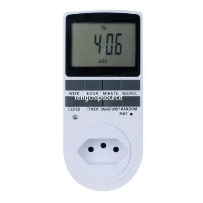 Large screen timer switch socket wholesale timer socket neutral packaging