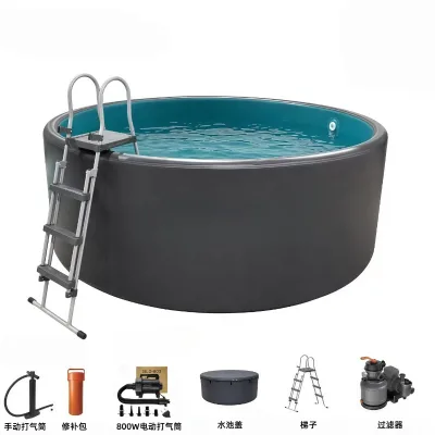 High Quality PVC Inflatable Swimming Pool Outdoor Large Blow up Pool for Family Use