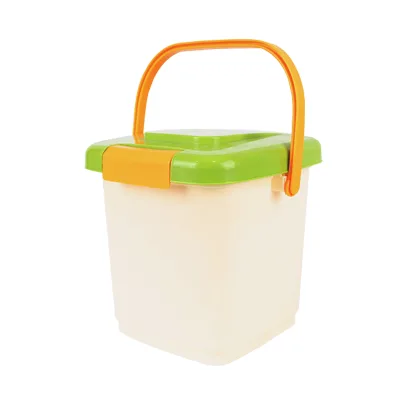 Multiple Sizes Plastic Dog Food Storage Container Pet Cereal Cat with Lids
