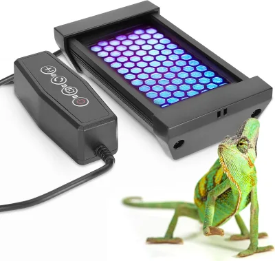 Reptile UVB Adjustable Energy-Saving Calcium Supplement Basking Light for Bearded Dragon Tortoise Turtle | UVA Aquarium Light