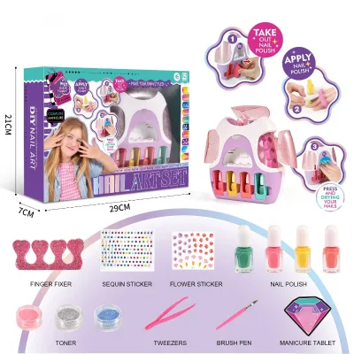Nail Set Makeup Nail Polish Nail Dryer Stickers Nail Art