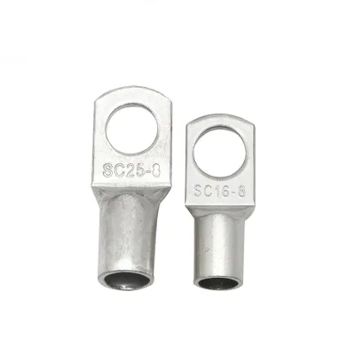 SC Type Tubular Cable End Electrical Terminals Multi-Size Copper Compression Crimp Lugs Cable Connector