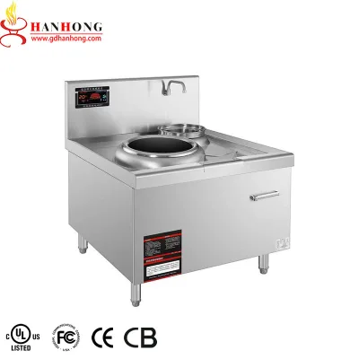 12kw 15kw High Quality One Burner Restaurant Commercial Big Power Stainless Steel Wok Induction Cooker