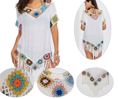 Popular Style Hand-crocheted Summer Wear Beach Knitwear Crocheted Dress