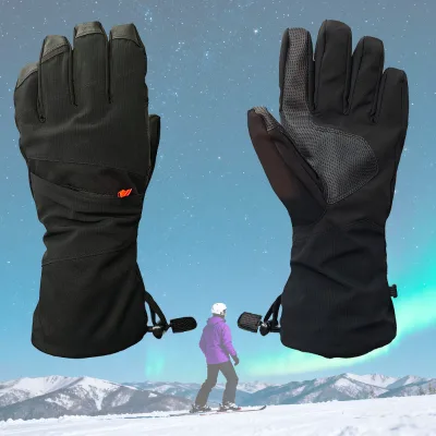 Winter Ski Gloves Insulated Split-Finger Waterproof Windproof Touchscreen Custom Manufacturing Primaloft