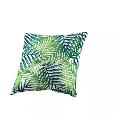 Wholesale Green Plant Customized Throw Printing Decorative square Throw Pillows Cushion Cover