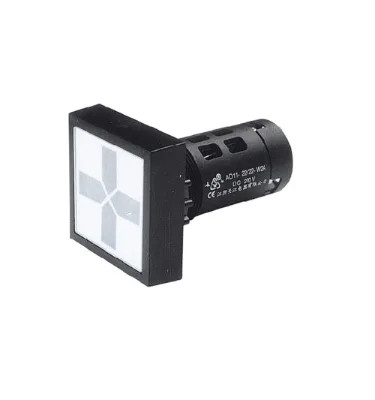 AD11 22mm LED Indicator Lights Double Color Position Lamp Waterproof Plastic Material 220v Voltage