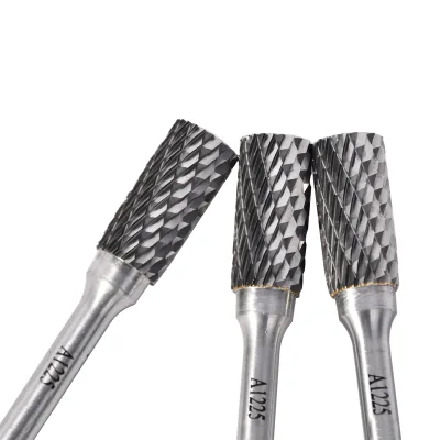 Aluminium Cut Round Nose Carbide Burr Fine Cut 6mm Shank Long Life Carbide Burrs