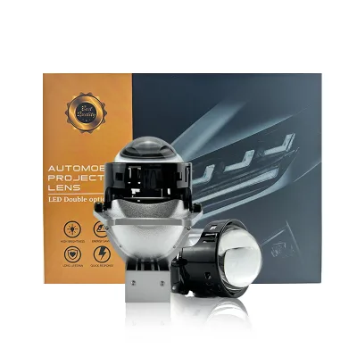 Dual Chip Dual LED Headlights Compatible with New High Beam LED Projector Lens matrix Auxiliary